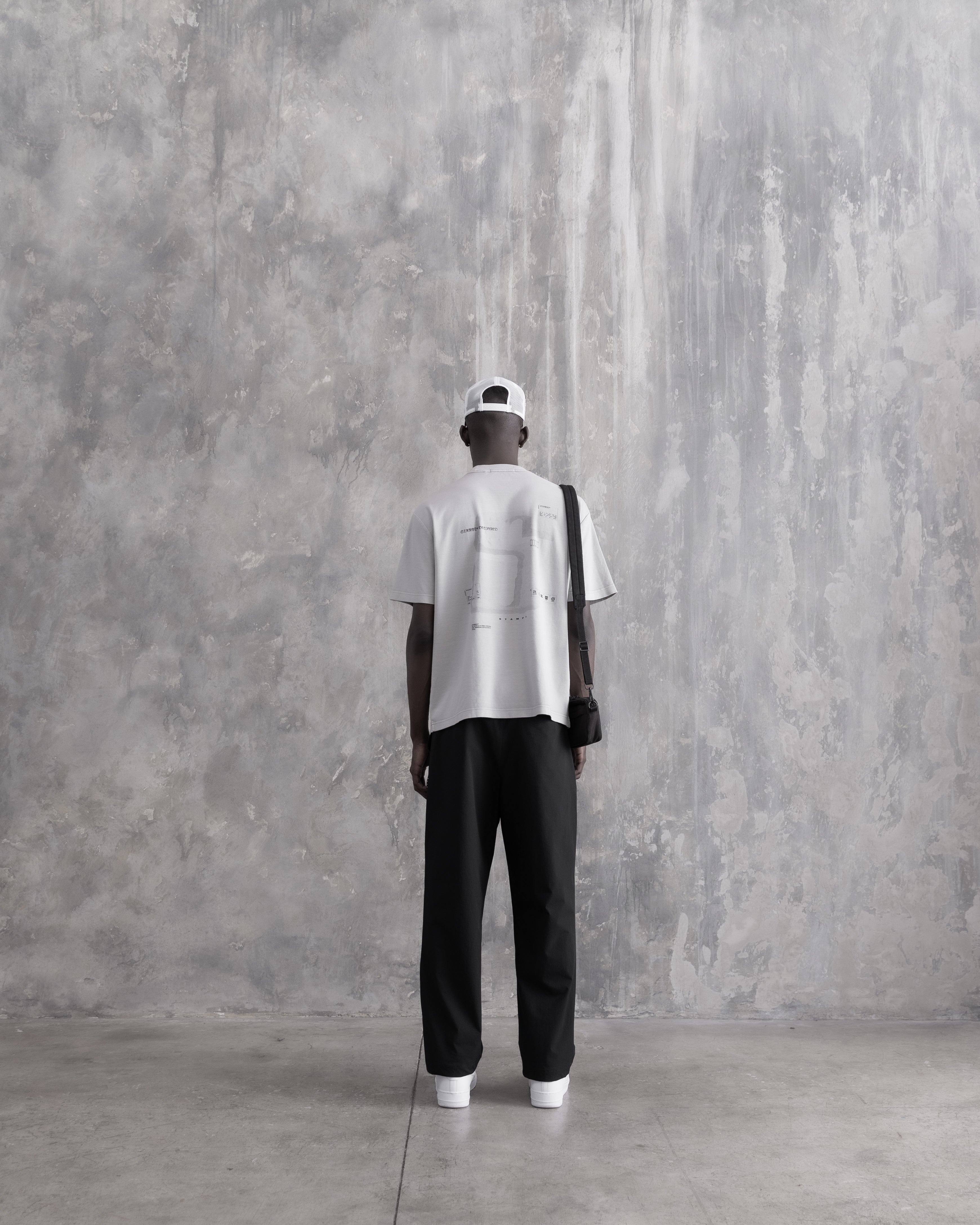 Cement Transit Relaxed Tee - Vintage Washed