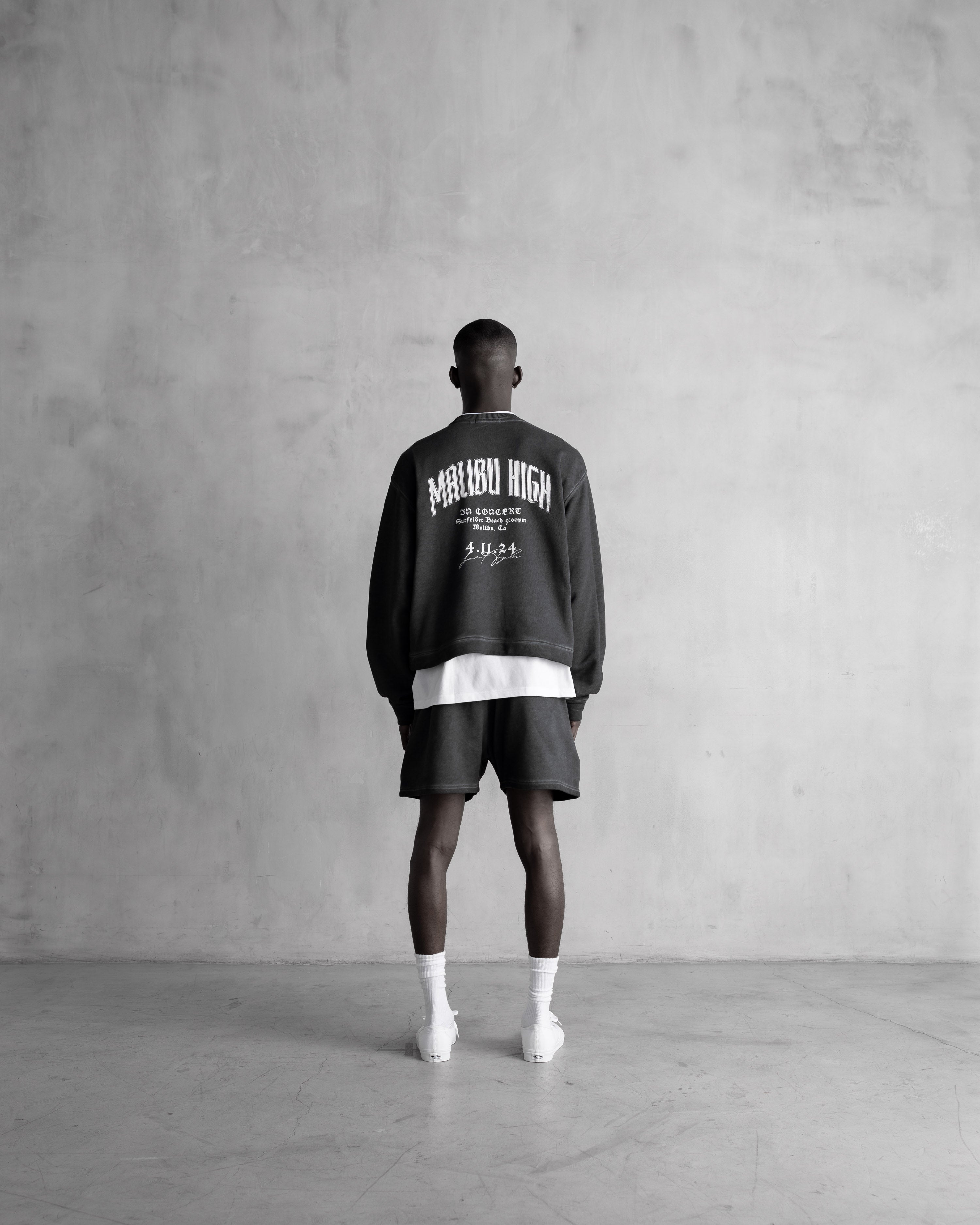 Oil Washed Malibu High Crew