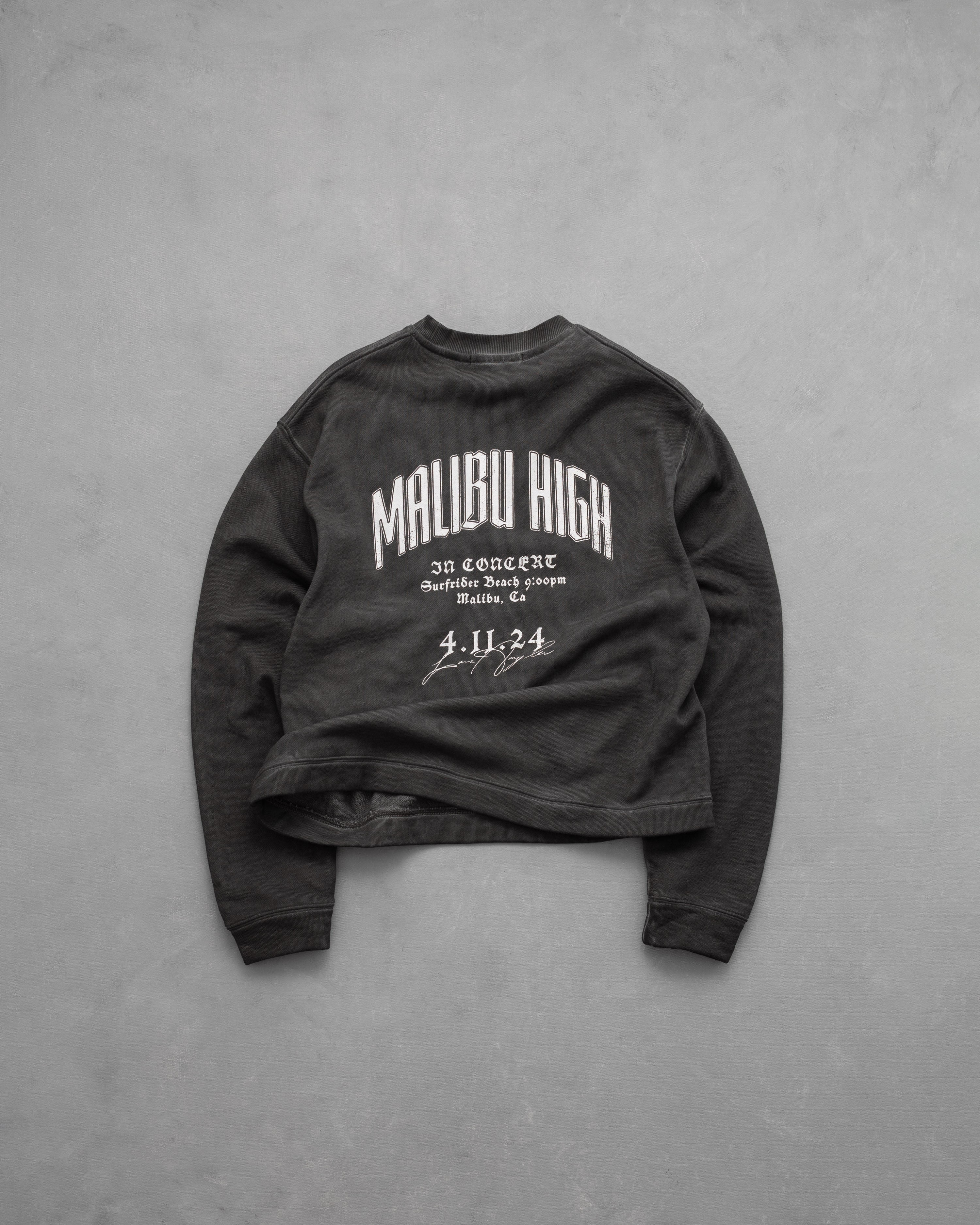 Oil Washed Malibu High Crew