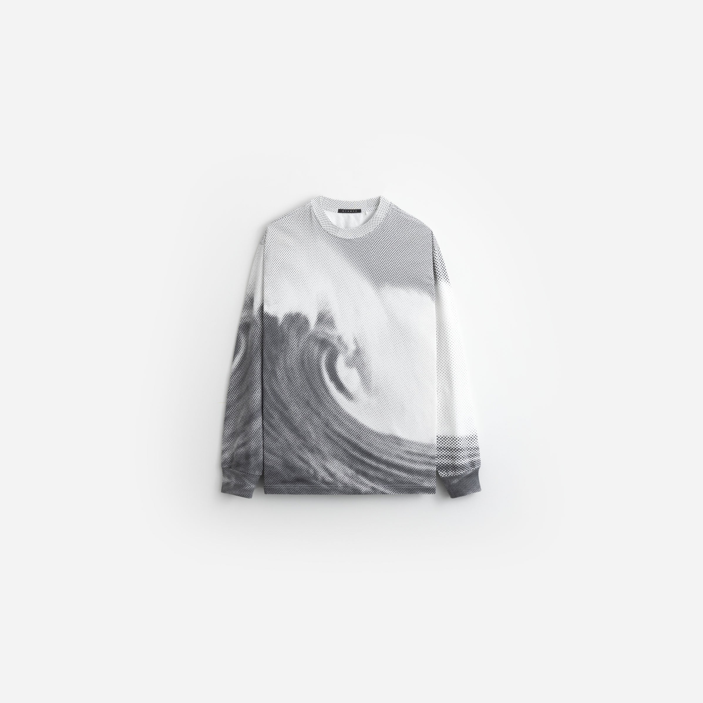 Black Wave LS Relaxed Tee