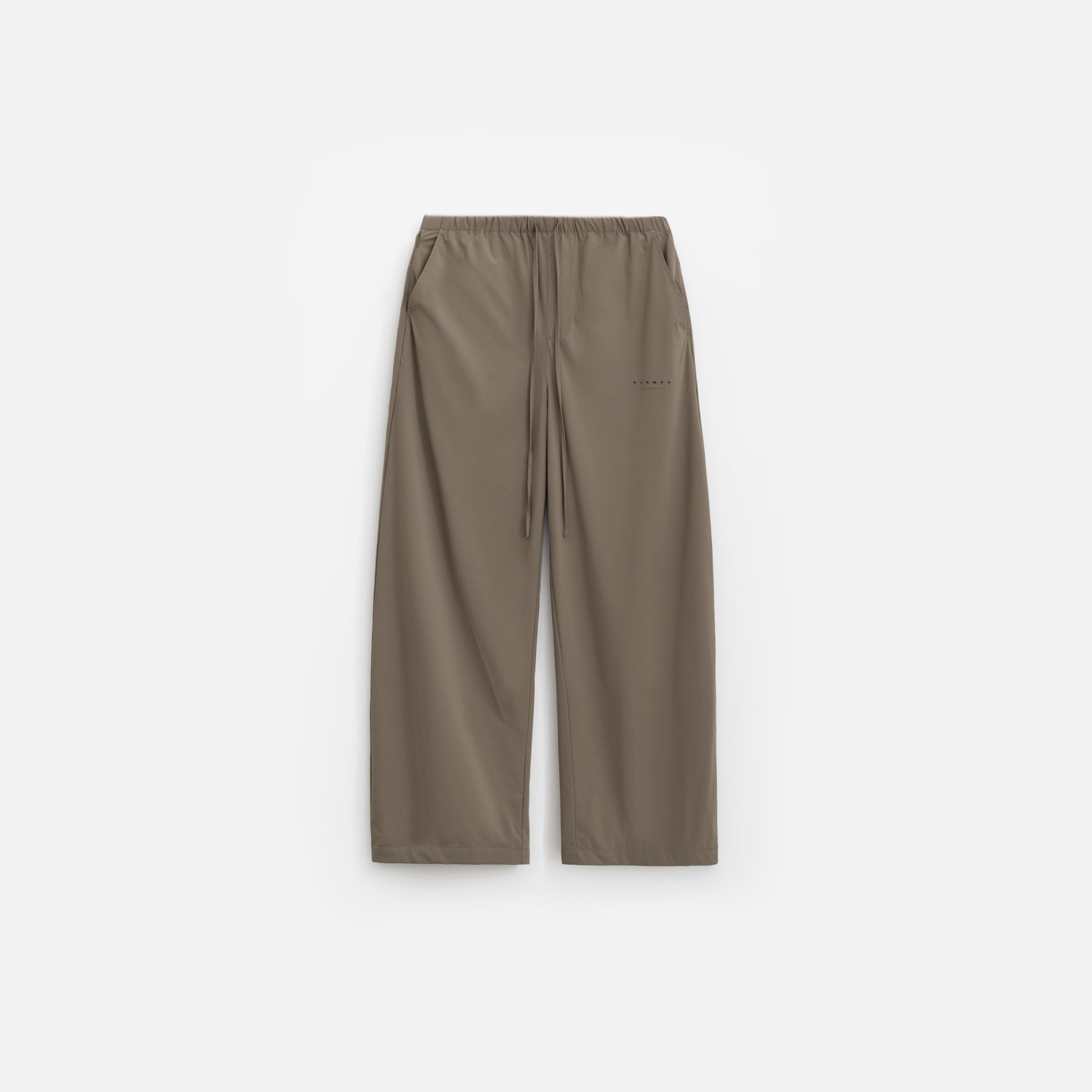 Nylon Straight Leg Pant